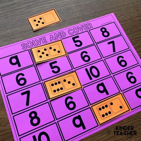 The Best Decomposing Math Center Activities - A Kinderteacher Life Grade 1 Independent Activities, Dot Day Math Activities, Kindergarten Enrichment Activities, Subtraction Math Games, Math Games Kindergarten, Math Activities Kindergarten, Number Sense Games, Addition Activities Kindergarten, Kindergarten Math Centers