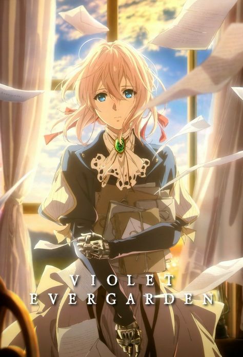 Best Romance Anime, Violet Evergarden Anime, Netflix Anime, Kyoto Animation, Anime Watch, Violet Evergarden, Abc Family, 5 Anime, Hanging Paintings