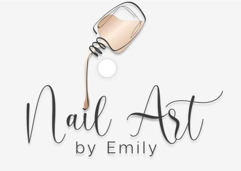 Nails Salon Design Ideas Logo, Nails Dibujo Logo, Nail Salon Logo Design Ideas, Nail Tech Logo Design, Nail Logos Ideas, Nail Salon Names, Bright Nail Designs, Salon Logo Design, Nail Salon Decor