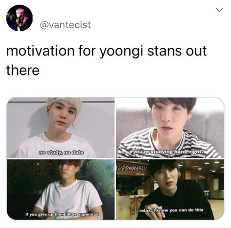 Yoongi 🎤 Suga Study motivation Yoongi Quotes, Yoongi Stans, Marshall Lee, Bts Facts, Bts Memes Hilarious, Bts Meme, Bts Tweet, Min Yoongi Bts, Bts Lyric