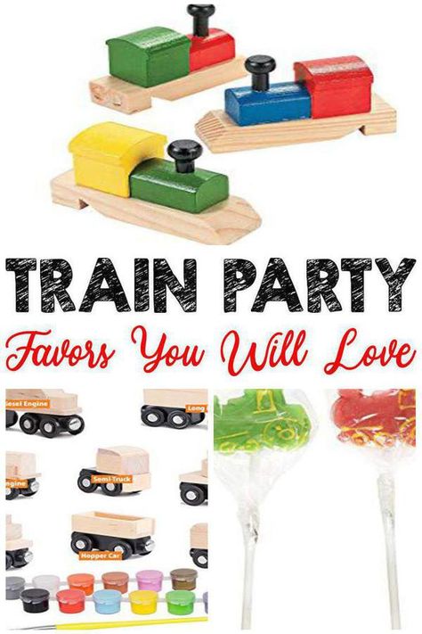 Having a train party and looking for some fun and great ideas for the kids to take home as party favors? We have gathered up some of the best train party favor ideas. These ideas are sure to be a hit with the kids. There are so many fun train party favor ideas. Affiliate links Train Theme Party Games, Train Party Bags, Train Theme Goodie Bags, All Aboard Train Birthday Party, Train Theme Party Favors, Toy Trains For Kids, Panda Party Favors, Puppy Party Favors, Video Game Party Favors