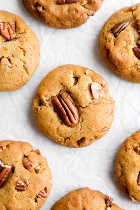 Maple Pecan Cookies, Whole Foods Plant Based, Plant Based Dessert Recipes, Maple Cookies, Perfect Cookies, Pecan Cookies, Maple Pecan, Perfect Cookie, Vegan Dessert Recipes