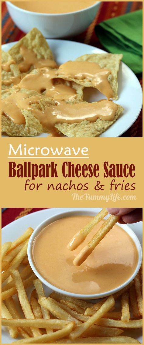 Drizzle on nachos, fries, pretzels, broccoli, hot dogs or potatoes. Use sauce for macaroni and cheese. Make it in 5 minutes with real cheese--no Velveeta! Cheese Sauce For Pretzels, Sauce For Pretzels, Velveeta Dip, Nachos Fries, Vbs Snacks, Cheddar Cheese Sauce, Nacho Cheese Sauce, Cheese Sauce Recipe, Cheese Making