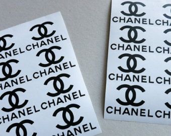 1.5''CHANELSet 16 Vinyl Decals .CHANEL logo by Agitasworks on Etsy Chanel Stickers Logo, Coco Chanel Birthday Party, Coco Chanel Birthday, Chanel Stickers, Chanel Room, Chanel Sign, Chanel Birthday Party, Chanel Art Print, Bedroom Set Designs