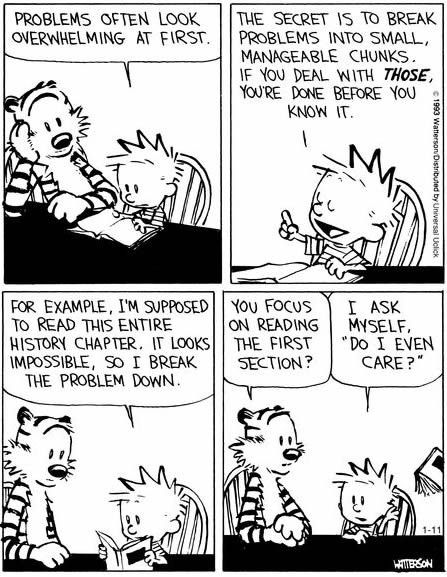 Calvin, you've summed up how I do my homework. - 9GAG Disciplinary Literacy, Calvin Und Hobbes, Calvin And Hobbes Quotes, Funny Kids Homework, The Awkward Yeti, Calvin And Hobbes Comics, Executive Function, Kids Homework, Funny Jokes To Tell