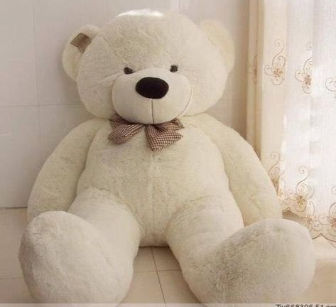 Big Stuffed Bear, Costco Bear, Instagram Dpz, Snoopy Toys, Big Teddy Bear, Big Teddy, Giant Teddy Bear, Giant Teddy, White Teddy Bear