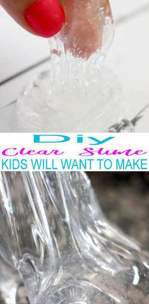 DIY Clear Slime! Find the best clear slime recipes. Easy and simple ways to make slime with ingredients you may already have. You can find slime recipes with and without glue as well as with and without borax. Make slime with contact lens solution too. Get the best DIY clear slime ideas now! Clear Slime Recipe Without Borax Easy, Glitter Glue Slime Recipes, Diy Clear Slime, Perfect Slime Recipe, Diy Crafts Slime, Glitter Slime Recipe, Ways To Make Slime, Cool Slime Recipes, Fluffy Slime Recipe