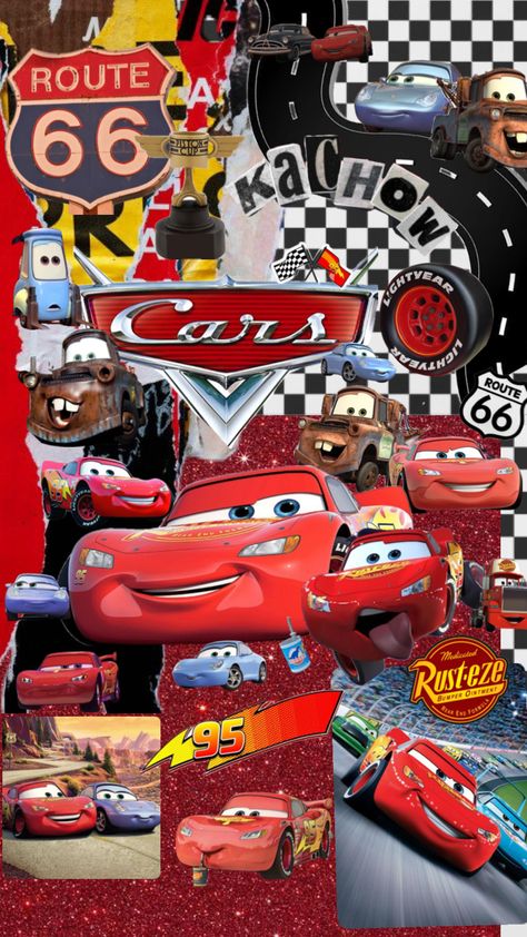 Cars #cars #kachow Lightning Mcqueen And Sally, Mcqueen And Sally, Cars Cartoon Disney, Disney Cars Wallpaper, Disney Collage, Meaningful Art, Hello Kitty Iphone Wallpaper, Disney Pixar Cars, Cars Movie