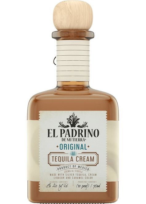 El Padrino Original Tequila Cream | Total Wine & More Tequila Cream, Chocolate Tequila, After Dinner Drinks, Silver Tequila, Sweet Cocktails, Cream Liqueur, Beer Cocktails, Spice Cookies, Total Wine