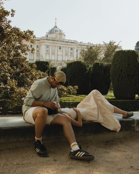 An afternoon in Madrid - getting cappuccinos + aperol, wandering, frolicking, and being fully present while soaking up the beauty of this historic city with these two lovely humans ✨ Keywords: Madrid Spain engagement session, anniversary photo session, engagement inspiration, cinematic photography, intentional photography, documentary photographer, destination wedding photographer, Madrid, Barcelona, Sevilla, Portugal, Italy, honeymoon, romantic , Europe, abroad, soulmates, couples in love ... Engagement Photos Portugal, Spain Couple, Madrid City, Italy Honeymoon, Photography Documentary, Anniversary Photo, Madrid Barcelona, Documentary Photographers, Engagement Inspiration