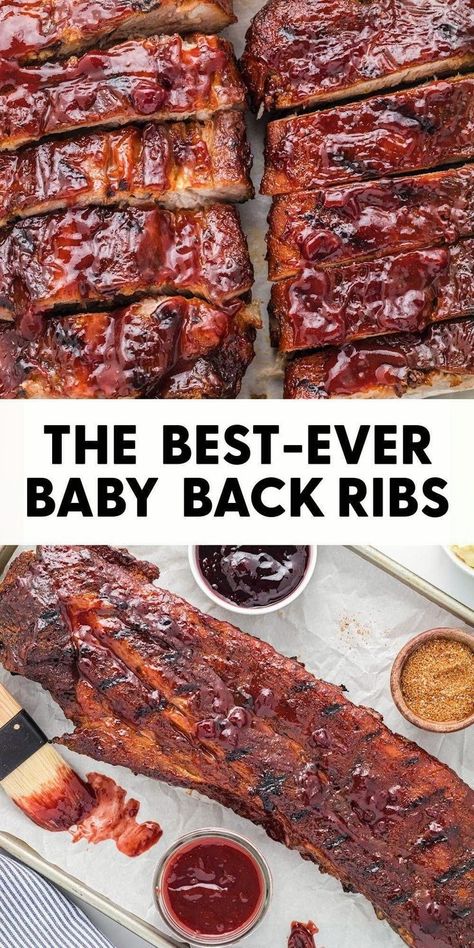 These baby back ribs are a game-changer! Start in the oven and finish on the grill for the best ribs you've ever tasted. Perfect for any occasion! 🔥🍖 #Grilling Ribs Oven To Grill, Babyback Ribs In Oven, Back Ribs In Oven, Best Baby Back Ribs, Grilled Baby Back Ribs, Best Barbecue Sauce, Ribs In Oven, Rib Meat, Cozy Dinner