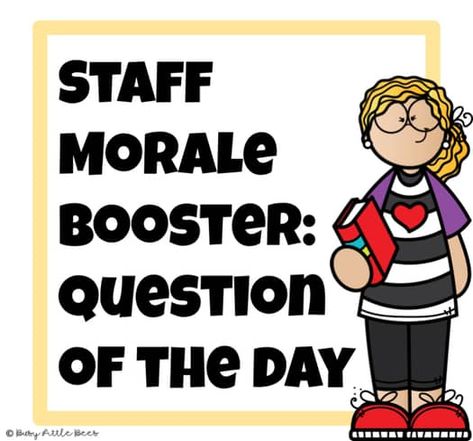 Busy Little Bees | Teachers Pay Teachers Staff Morale Booster, Morale Ideas, Teacher Morale, Teacher Motivation, Teacher Leader, Morale Boosters, Staff Morale, Responsive Classroom, Staff Motivation