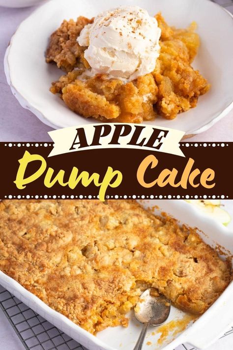 There are few desserts easier than this apple dump cake. It may not have the prettiest name, but your taste buds won’t know the difference. Apple Dump Cake With Fresh Apples, Easy Apple Dump Cake, Cakes 2023, Nfl Schedule, Apple Dump Cake Recipe, Cake Sheet, Crisp Recipes, Apple Dump Cake, Caramel Apple Dump Cake