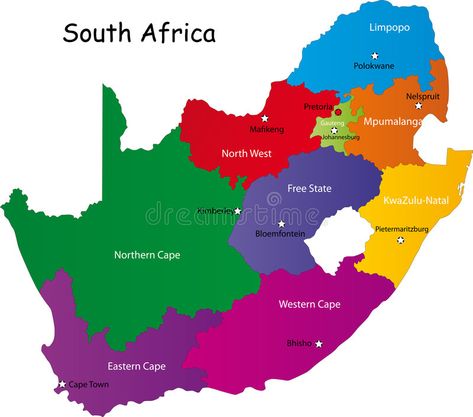 South Africa map. Designed in illustration with the provinces and the main citie , #affiliate, #map, #Designed, #South, #Africa, #main #ad Map Of South Africa Provinces, Cities Illustration, South African Flowers, African Languages, South Africa Map, Maps Aesthetic, Africa Continent, Provinces Of South Africa, Types Of Essay