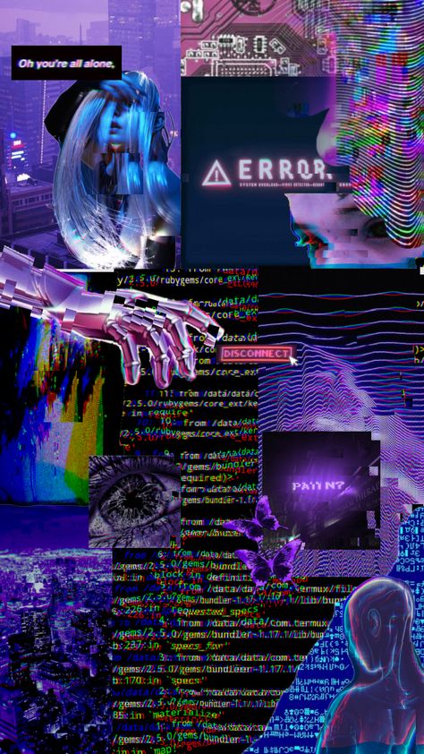 #cyberwave Neon Cyberpunk Aesthetic, Dreams Core Aesthetic, Neon Cyberpunk, Dark Purple Aesthetic, Cyberpunk Aesthetic, Glitch Art, City Landscape, Cyberpunk Art, Aesthetic Images