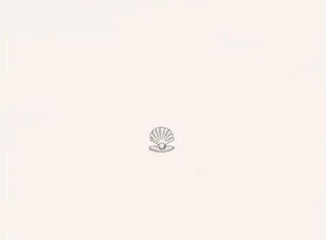 Minimalistic Tattoo Ideas, Pearl Tattoo, Soft Tattoo, Shell Tattoo, Minimalistic Tattoo, Seashell Tattoos, Shell Tattoos, Small Chest Tattoos, Matching Best Friend Tattoos