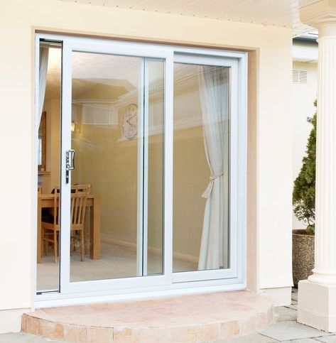 Modern Home Exteriors, Patio Sliding Doors, Sliding Glass Patio Doors, Patio Doors Sliding, Large Sliding Glass Doors, Sliding Window Design, Glass Patio Doors, Modern Patio Doors, Castle House Design