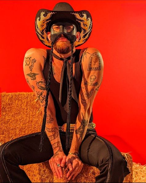 Punk Cowboy, Gay Cowboy, Orville Peck, 30 Year Anniversary, Cowboy Aesthetic, Girls Aloud, Test Shoot, Posing Inspiration, Space Cowboys