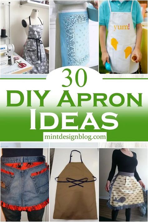 Diy Leather Apron, Apron Designs Ideas Diy, Diy Apron Ideas, Diy Jewelry Case, Diy Aprons, Flirty Aprons, Vintage Style Aprons, Apron Ideas, Diy Apron