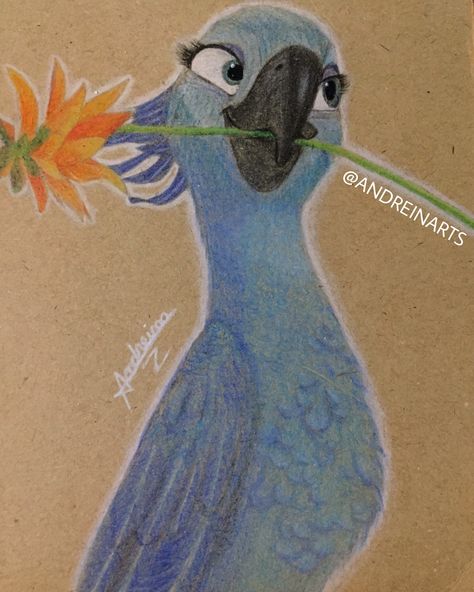 I think I managed to make Jade very realistic #RioMovie #rio #jade #blue #bird #drawing #colorpencils #fabercastell #realism #bluearara #macaw Rio Bird Drawing, Blue Bird Drawing Easy, Rio Sketch, Jade Rio, Rio Drawing, Blue Bird Drawing, Rio Jewel, Rio Bird, Blue Rio