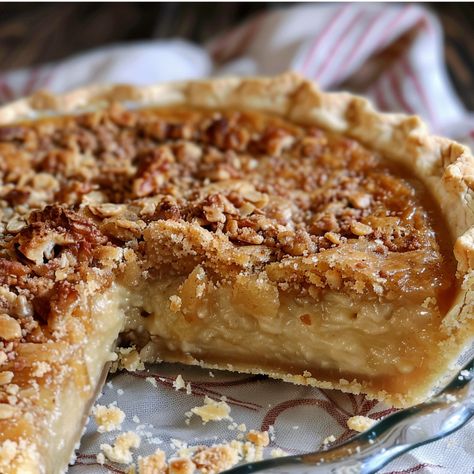 Kentucky Sawdust Pie Possum Pie Southern Living, Southern Kentucky Sawdust Pie, Shoo Fly Pie Recipe Pennsylvania Dutch, Kentucky Sawdust Pie, Cream Pies Recipes, Pecan Deserts, Kentucky Pie, South Look, Pie Recipes Easy