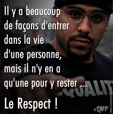 Il y a beaucoup de façons d’entrer dans la vie d’une personne, mais il n’y en a qu’une pour y rester … Le Respect ! Le respect se gagne en respectant à la fois les autres et vous-même. Le respect est accordé à ceux qui se conduisent avec intégrité et traitent les autres avec dignité..... #citation #citationdujour #proverbe #quote #frenchquote #pensées #phrases Respect Citation, Angel Signs, Communication Networks, Le Respect, Wedding Quotes, Never Look Back, Love Quotes For Her, Sweet Life, Public Relations