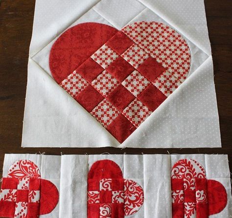 Danish Crafts, Festival Tree, Quilt By Hand, Valentine Quilts, Quilted Hearts, Heart Quilt Pattern, Nine Patch, Crazy Quilt, Heart Quilt