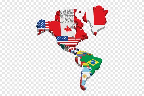 South American Flags, Blank Map Of North America, Usa Flag Art, South America Blank Map, Latin America Map, Central And South America Map, North Korea Map, Central America Map, World Map Continents