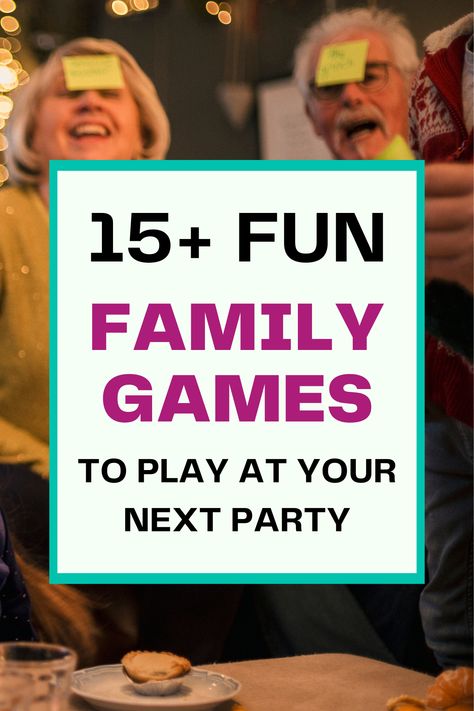 Planning a family game night? Here are 15+ hilarious family games that EVERYONE will enjoy playing. Check out these creative indoor family games to play that put the fun into any night in with your family! Includes board game and card game ideas. An epic list of fun family night ideas so you never have to wonder what games to play with your family again! From classic board games to creative game ideas, these family board games are a WIN at every family party. Creative Game Night Ideas, Tv Game Shows To Play At Home, Monopoly Deal Card Game, Best Games For Adult Game Night, Interactive Family Games, Family Games Night Ideas, Games To Play With Family Indoors, Games To Play With Grandparents, Family Night Games Ideas At Home