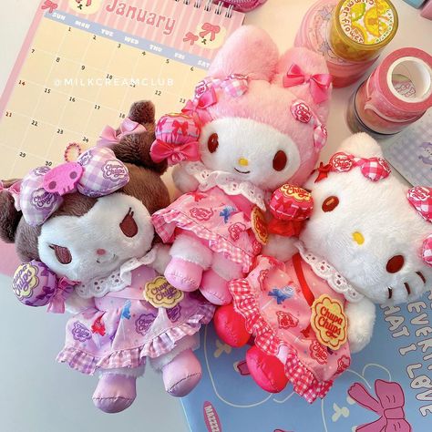 Sanrio Chupa Chups, Instagram Bio, Sanrio Characters, Cherry, Figurines, Lips, Collage, Pins, On Instagram