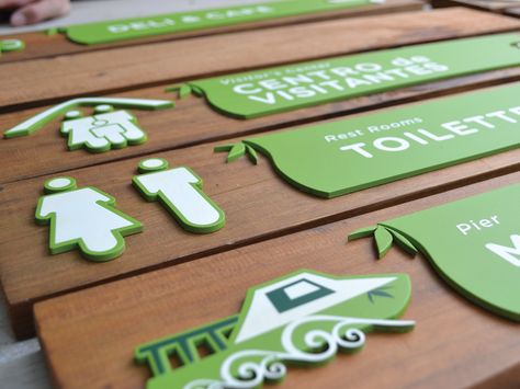 DeltaTerra Signs Eco Sign, Hospital Signage, School Signage, Room Signage, Wayfinding Signage Design, Architectural Signage, Wayfinding Signs, Sign System, Wayfinding Design