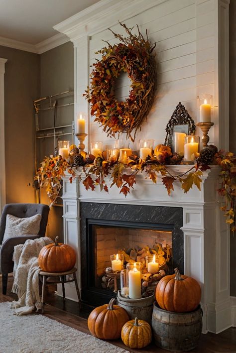 Fall Furniture , Autumn Cozy Fall ,Decor Easy Fall ,
Decor Neutral Fall ,Decor Fall ,Decor Inspiration ,Fall Decor Ideas Fall Mantle Decor With Tv, Mantle Decor With Tv, Fall Fireplace Mantel Decor, Fall Fireplace Mantel, Autumn Mantel, Fall Apartment Decor, Fall Furniture, Ad Inspiration, Fall Mantle Decor