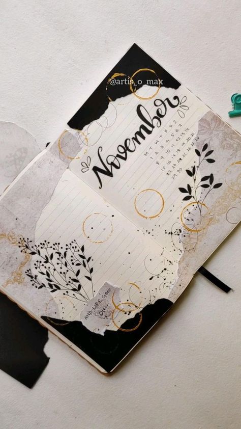 Diy Bullet Journal, Bullet Journal Lettering, Journaling Writing, Journal Inspiration Writing, Bullet Journal Ideas Templates, Bond Paper Design, Bullet Journal Paper, Bulletin Journal Ideas, Creative Journaling