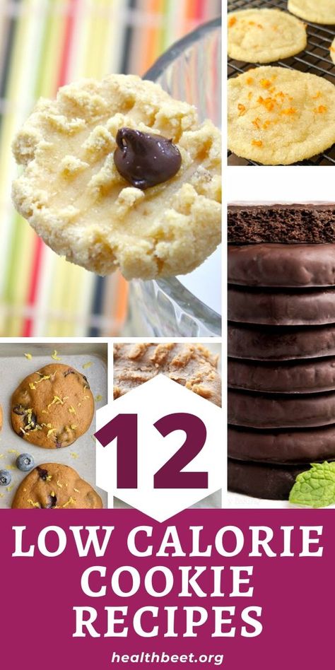 The best from around the internet, homemade recipes for low calorie cookies! Each cookie shows the calories, so you don't have to guess! #lowcalorie #healthycookies #healthytreats #healthybaking Fruit Cookie Recipes, Low Calorie Cookie Recipes, Low Calorie Christmas Cookies, Low Calorie Christmas, Pumpkin Healthy, Low Calorie Sweets, Low Calorie Cookies, Low Fat Cookies, Low Calorie Baking