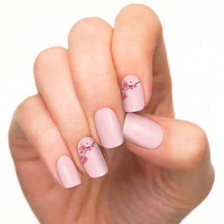 Coconut Nail Art, Bright Summer Acrylic Nails, Cherry Blossom Nails, Cute Nail Art Designs, Purple Nail, Blush Nails, Blue Nail, Summer Acrylic Nails, Pink Nail