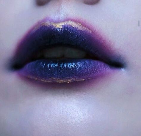 pinterest: faejackson4 Fantasy Make-up, Make Up Designs, Nails Yellow, Make Up Inspiration, Yennefer Of Vengerberg, Catty Noir, Batons Matte, Purple Lips, Goth Makeup