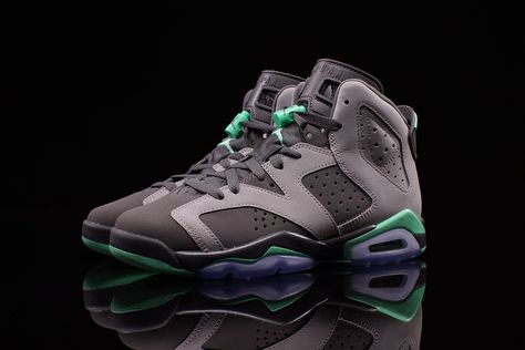 While the big-footed have indulged in Air Jordan 6 drops like the Maroon and Insignia Blue, Jordan Brand has kept some exclusives back just for the youngsters. We checked the Ghost Green look small feets will receive on April 30th, but if they … Continue reading → Sneakerhead Fashion, Air Jordan 6 Retro, Nike Air Jordan 6, Jordan Grey, Jordan 6 Retro, Sporty Sneakers, Sneaker Stores, Womens Jordans, Air Jordan 6