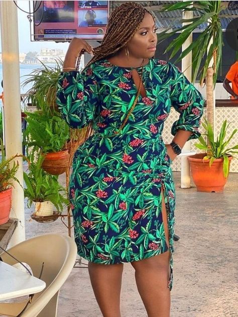 Crepe Short Gown Style In Nigeria, Ankara Styles For Plus Size Ladies, Short Gowns Classy English, Crepe Material Short Gown Styles, Simple Chiffon Short Gowns, African Dress For Ladies, Short Gowns Classy, Crepe Dresses, Dress For Ladies