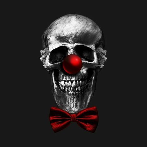 Skeleton Clown, Skull Clown, Clown Skull, Clown Art, Christmas Magic, Cool Wallpaper, Tattoos And Piercings, Anatomy, Skeleton