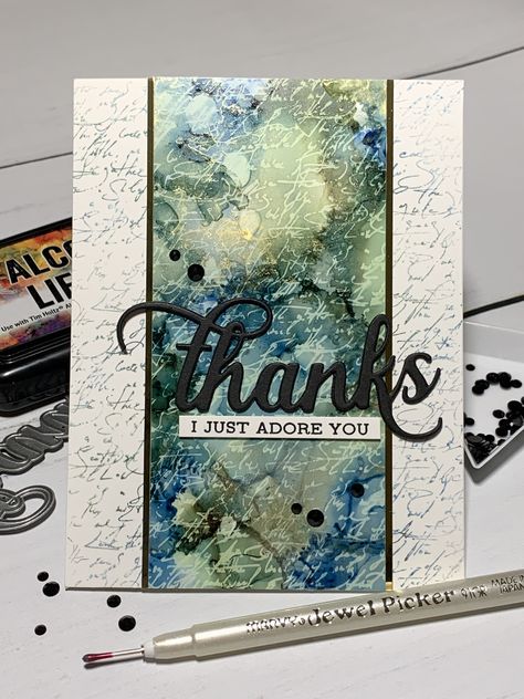 Stamping Techniques Card Tutorials, Gina K Designs, Silhouette Cards, Alcohol Ink Crafts, Good Weekend, Embossed Cards, Alcohol Ink Painting, Weekend Plans, Alcohol Ink Art