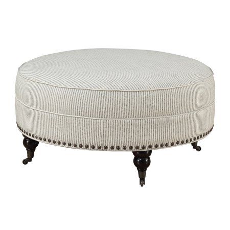 French Country Bedrooms, Pebble Grey, Ottoman Bed, Country Bedroom, Coastal Furniture, Round Ottoman, Furniture Deals, Shabby Chic Furniture, Nailhead Trim