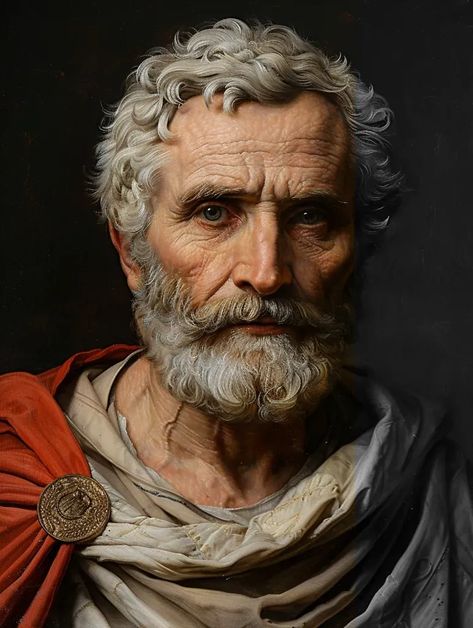 Full Color Image in ai-img-gen.com 🔸 Seneca The Stoic with firm eyes, firm hands in ancient rome In the style of William - Adolphe Bougue... 🔸 From Midjourney AI Image Greek Face Reference, Interesting Face Reference, Stoic Face Reference, Old People Portraits Painting, Old Portraits Painting Men, Oil Painting Portrait Old Master, William Adolphe Bouguereau, The Stoics, White Beard