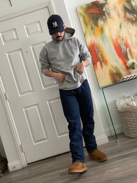 Mens fashion Uggs. Outfit with Uggs. Ugg Tasman Slippers Outfit Men, Ugg Men Outfit, Tasman Uggs Outfits Men, Ugg Neumel Outfit, Neumel Uggs Outfit, Brown Uggs Outfit, Uggs Men, Ugg Tasman Outfit, Boy Uggs