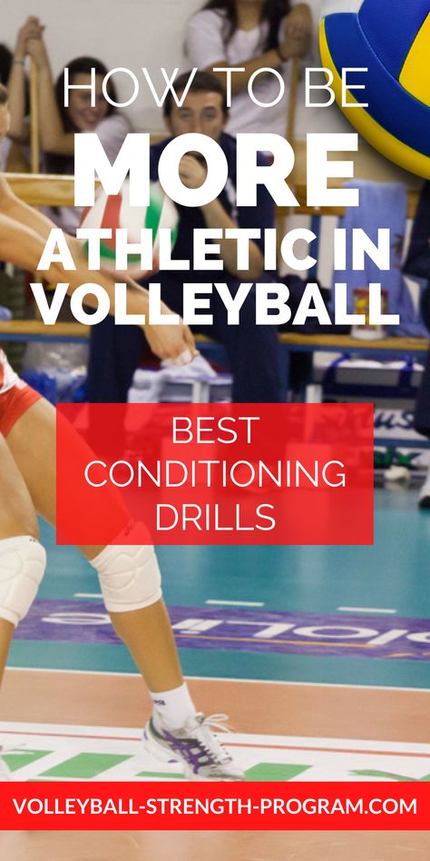 Volleyball conditioning tips and what drills are best Kids Volleyball, Volleyball Serve, Volleyball Conditioning, Agility Workouts, Jump Training, Volleyball Skills, Volleyball Practice, Mens Volleyball, Volleyball Tips