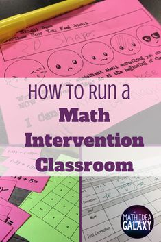 Middle School Math Intervention, Math Intervention Elementary, Math Interventionist, Math Intervention Activities, Intervention Teacher, Bridges Math, Intervention Classroom, Design Learning, Math Lab