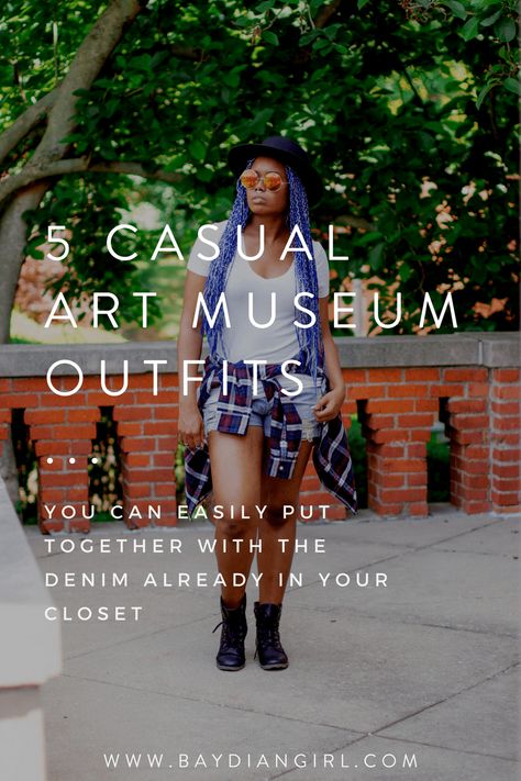 5 Casual Art Museum Outfits That You Can Easily Put Together Outfit For An Art Gallery, Outfit Ideas For Art Museum, Cute Outfits For Art Museum, Museum Mom Outfit, What To Wear To An Art Exhibition, Art Date Outfit, Modern Art Museum Outfit, Outfits For An Art Museum, Art Museum Outfit Black Women