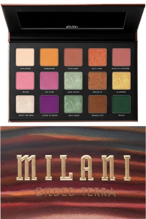 Milani Cosmetics, Makeup News, Glamping, The Details, Eyeshadow Palette, Makeup, Make Up