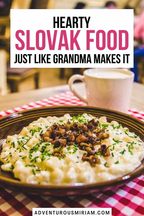 Slovak Recipes Slovakia, Traditional Slovakian Food, Croatian Recipes Traditional, Ukrainian Food Traditional, Slovakian Food Recipes, Slovenian Food Recipes, Czech Recipes Dinners, Traditional European Food, Slovak Easter Recipes