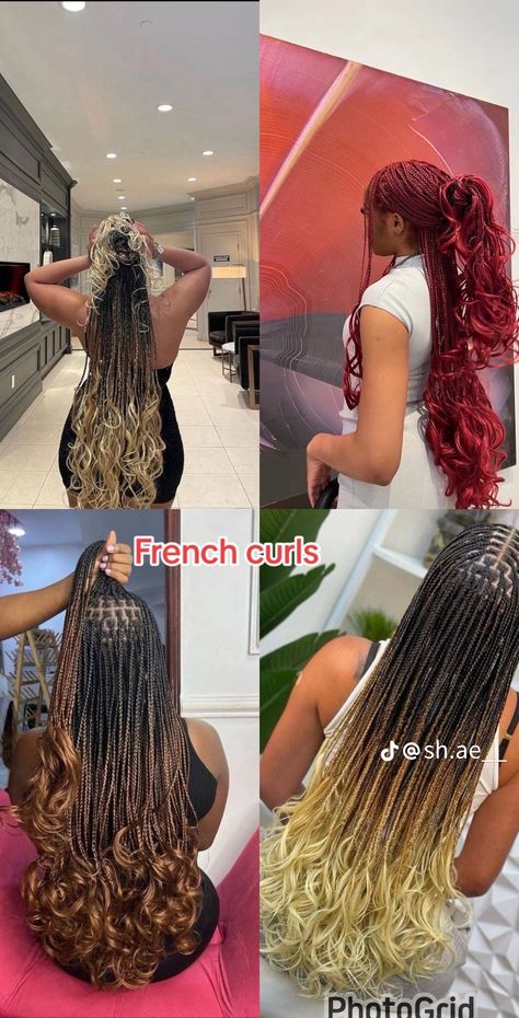 French Curls, Latest Hair Braids, Short Box Braids Hairstyles, French Curl, Goddess Braids Hairstyles, Braided Cornrow Hairstyles, Cute Braided Hairstyles, Braids Hairstyles Pictures, Braided Hairstyles For Teens