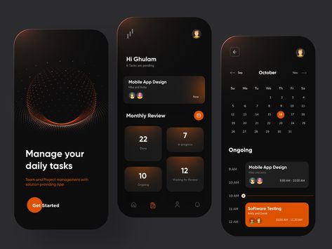 Themes For Mobile, Ui Design Dashboard, Ux App Design, Ui Design Trends, Mobile App Design Inspiration, Calendar App, App Interface Design, Mobile Web Design, Ui Design Website